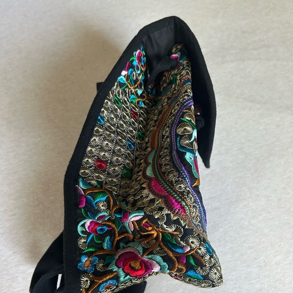 Colorful Embroidered Backpack - Picture 4 of 10